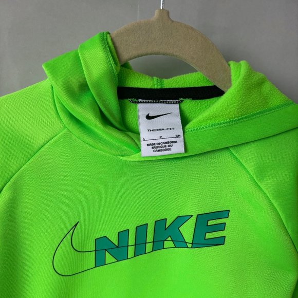 2/$16  Neon Green Hoodie - Boys Small fits (6/7) - Picture 2 of 4